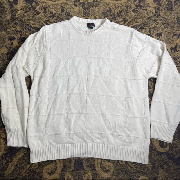 Alexander Julian Other - Vtg Alexander Julian Colours Men’s Sweater Size 2XLT Ivory‎ Squared Pull Over